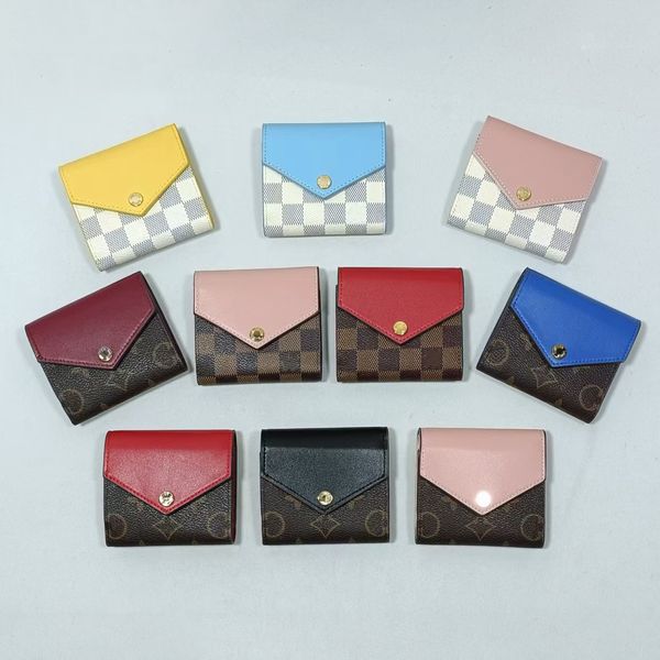 man women victorine short wallets card holder contrast color stitching handbag luxurys designers bag ladies travel wallet coin purse with or, Red;black
man women victorine short wallets card holder contrast color stitching handbag luxurys designers bag ladies travel wallet coin purse with or, Red;black