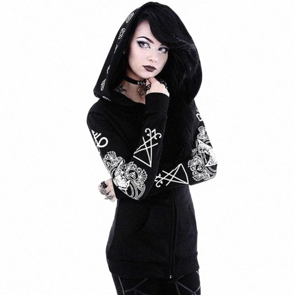 gothic punk slim coat women long sleeve hoodie jacket cosplay printed zipper nice tide women's hoodies & sweatshirts 78ae#, Black
gothic punk slim coat women long sleeve hoodie jacket cosplay printed zipper nice tide women's hoodies & sweatshirts 78ae#, Black