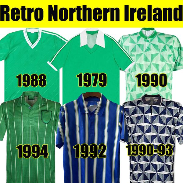 1979 1988 northern ireland retro soccer jerseys classic vintage 1990 1992 1993 1994 evans lewis saville davis whyte lafferty mcnair maillots, Black;yellow
1979 1988 northern ireland retro soccer jerseys classic vintage 1990 1992 1993 1994 evans lewis saville davis whyte lafferty mcnair maillots, Black;yellow