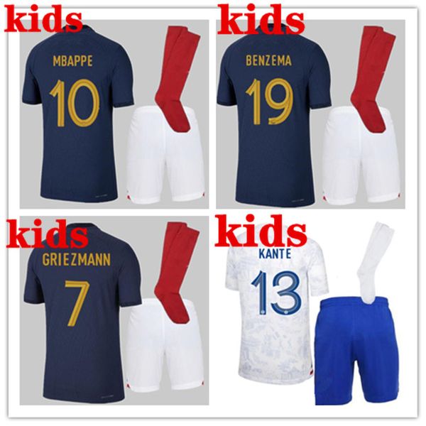 2022 2023 french #19 benzema boys soccer jersey maillot de foot francia enfant kids kit 2 stars mbappe pogba football 22/23 shirt jerseys, Black
2022 2023 french #19 benzema boys soccer jersey maillot de foot francia enfant kids kit 2 stars mbappe pogba football 22/23 shirt jerseys, Black