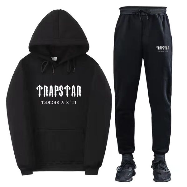 men's trapstar tracksuits hoodies jogger pants for men hip hop street wear two pieces set sweatshirt sweatpants sportwear jogging outfi, Black
men's trapstar tracksuits hoodies jogger pants for men hip hop street wear two pieces set sweatshirt sweatpants sportwear jogging outfi, Black