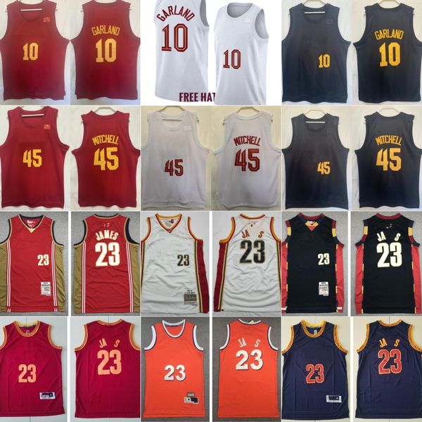 youth kids new lebron basketball donovan 45 mitchell jersey stitched boys women 10 darius garland 23 james white red blue black jerseys, Black;red
youth kids new lebron basketball donovan 45 mitchell jersey stitched boys women 10 darius garland 23 james white red blue black jerseys, Black;red