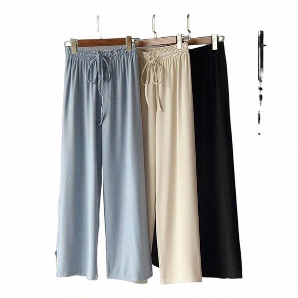 long trousers women summer pants wide leg elastic-waist plus size thin loose casual women's & capris w9nv#, Black;white
long trousers women summer pants wide leg elastic-waist plus size thin loose casual women's & capris w9nv#, Black;white