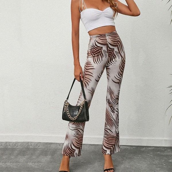 women's pants & capris women fashion stylish slim summer elastic high waist bell bottoms tiger pattern female casual flared long trouse, Black;white
women's pants & capris women fashion stylish slim summer elastic high waist bell bottoms tiger pattern female casual flared long trouse, Black;white