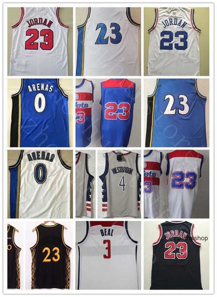 wholesale basketball men bradley 3 beal 4 westbrook jersey new gray red blue white #23 mj retro vintage classic gilbert 0 arenas shirts', Black;red
wholesale basketball men bradley 3 beal 4 westbrook jersey new gray red blue white #23 mj retro vintage classic gilbert 0 arenas shirts', Black;red