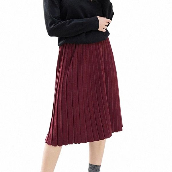 skirts 2021 autumn winter women's natural waist loose knitted pleated skirt s9el#, Black
skirts 2021 autumn winter women's natural waist loose knitted pleated skirt s9el#, Black