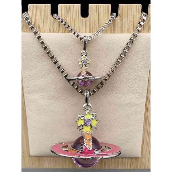 empress dowager vivian silver edge three-dimensional red ring purple bead meteor size saturn necklace -- b8176237e
empress dowager vivian silver edge three-dimensional red ring purple bead meteor size saturn necklace -- b8176237e