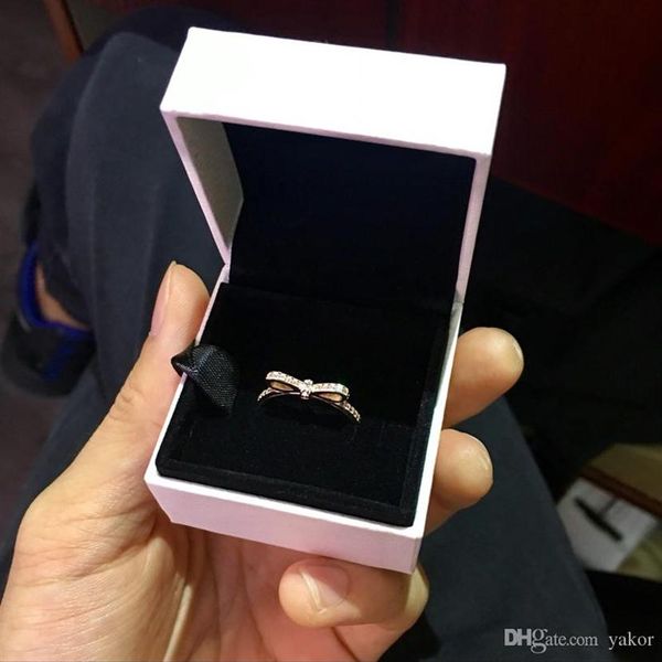 new cute cz diamond bowknot fashion ring set original gift box for pandora 925 sterling silver crystal wedding ring for women286i, Slivery;golden
new cute cz diamond bowknot fashion ring set original gift box for pandora 925 sterling silver crystal wedding ring for women286i, Slivery;golden