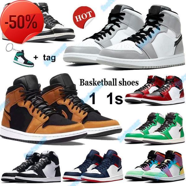 2022 tag 1 1s basketba shoes mid light smoke grey chicago toe desert ochre high dark moach men women trainers twist sneakers keychain, Black
2022 tag 1 1s basketba shoes mid light smoke grey chicago toe desert ochre high dark moach men women trainers twist sneakers keychain, Black