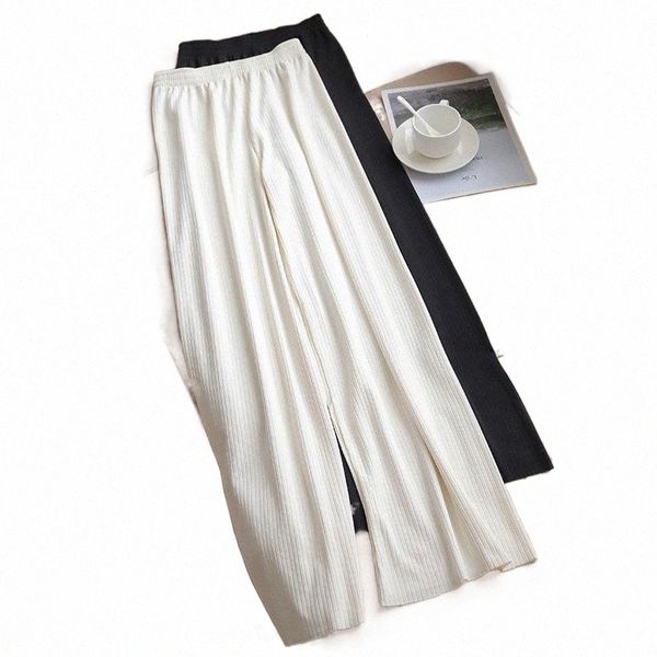 women's pants & capris 2021 wide-leg waist full-lenth loose white black casual long ice silk women trousers t8bw#, Black;white
women's pants & capris 2021 wide-leg waist full-lenth loose white black casual long ice silk women trousers t8bw#, Black;white