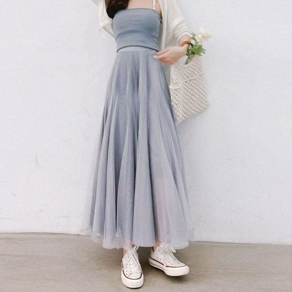 summer 2021 korean women high waist mid-length a-line skirt mesh gauze spring and autumn black midi skirts s739#
summer 2021 korean women high waist mid-length a-line skirt mesh gauze spring and autumn black midi skirts s739#
