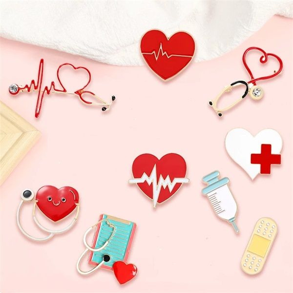 creative fashion pins brooches cartoon stethoscope oil drop lapel brooch denim bag gift men's women's fashion jewelry ac100, Gray
creative fashion pins brooches cartoon stethoscope oil drop lapel brooch denim bag gift men's women's fashion jewelry ac100, Gray