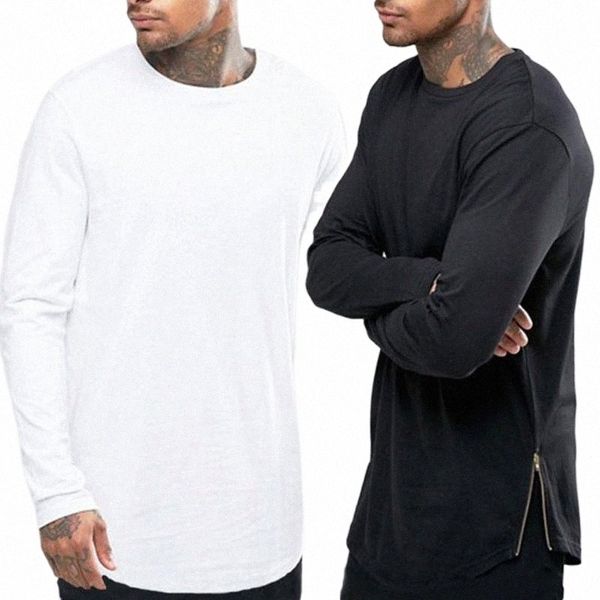 men's t-shirts hip hop mens basic t shirt longline zipper designer long sleeve o-neck solid shirts men's curve hem side zip tee11, White;black
men's t-shirts hip hop mens basic t shirt longline zipper designer long sleeve o-neck solid shirts men's curve hem side zip tee11, White;black