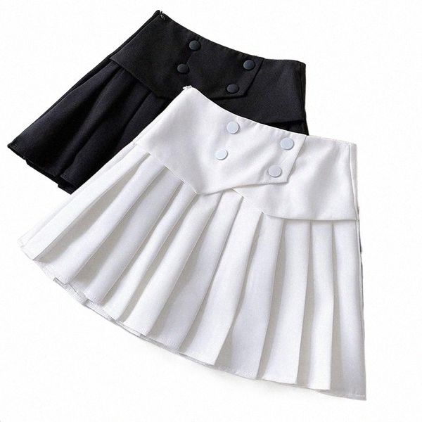 white mini pleated skirt women 2021 summer korean japanese style cute a line high waist aesthetic short female lady skirts x2eu#, Black 
white mini pleated skirt women 2021 summer korean japanese style cute a line high waist aesthetic short female lady skirts x2eu#, Black