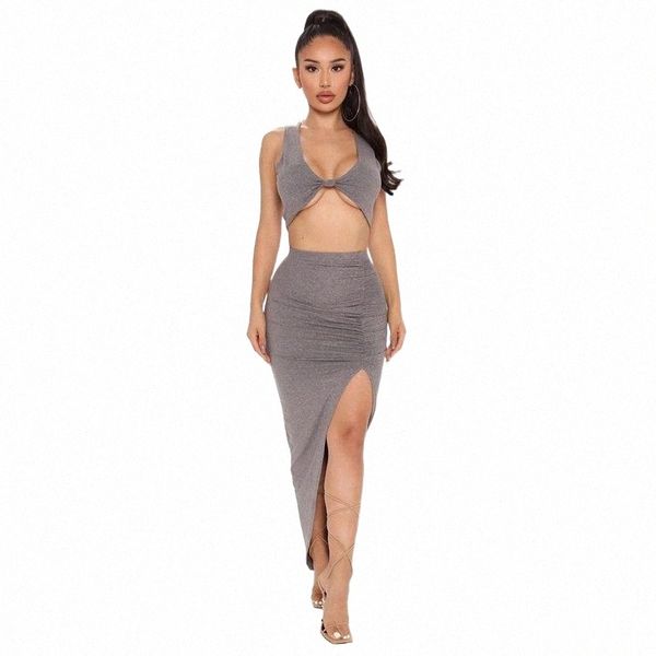 summer women's two-piece suit fashion solid color slim short vest pleated split long skirt temperament wrap skirts q4la#, Black
summer women's two-piece suit fashion solid color slim short vest pleated split long skirt temperament wrap skirts q4la#, Black
