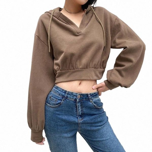 hood women pullover solid color sweatshirts female long sleeve crop jacket autumn coat casual chic hoody women's hoodies & z6c9#, Black
hood women pullover solid color sweatshirts female long sleeve crop jacket autumn coat casual chic hoody women's hoodies & z6c9#, Black