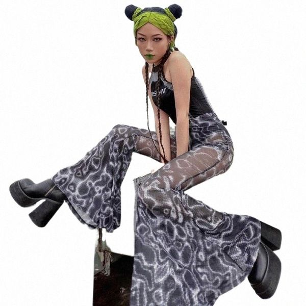 women's pants & capris european and american high waist mesh flared trousers fashion personality printed casual m1hp#, Black;white
women's pants & capris european and american high waist mesh flared trousers fashion personality printed casual m1hp#, Black;white