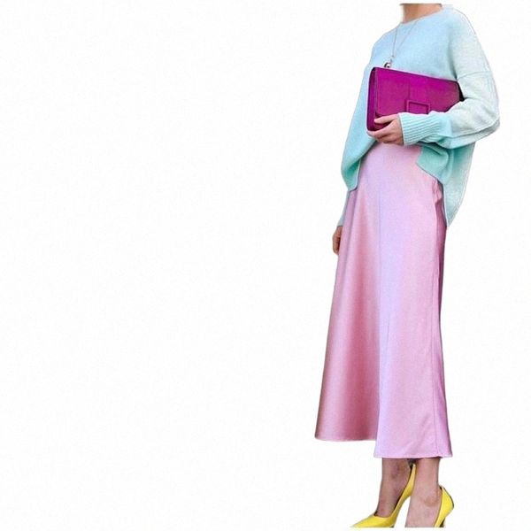 skirts aisiyifushi spring -coming pink long high street half length elastic women smooth satin quality 35zx#, Black
skirts aisiyifushi spring -coming pink long high street half length elastic women smooth satin quality 35zx#, Black
