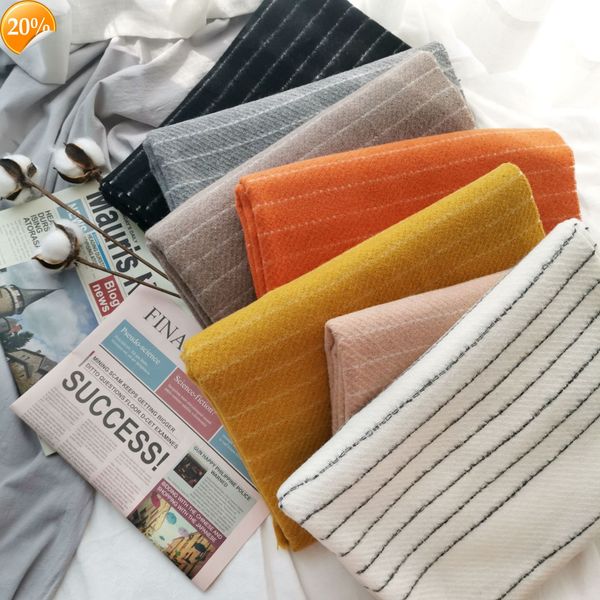 new design scarf wool scarves for women in autumn and winter short beards thickened warmth french small fragrant striped cashmere shawl, Blue;gray
new design scarf wool scarves for women in autumn and winter short beards thickened warmth french small fragrant striped cashmere shawl, Blue;gray