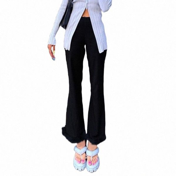 women's pants & capris elegant basic black trousers women y2k casual fur patchwork high waist flare skinny elastic cloth cute n8od#, Black;white
women's pants & capris elegant basic black trousers women y2k casual fur patchwork high waist flare skinny elastic cloth cute n8od#, Black;white