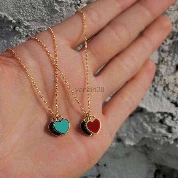 pendant necklaces enamel double heart brand necklace female pendant fashionable and sweet clavicle chain first jewelry for girlfriend double, Silver
pendant necklaces enamel double heart brand necklace female pendant fashionable and sweet clavicle chain first jewelry for girlfriend double, Silver