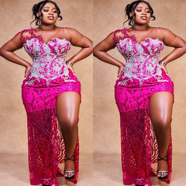 2022 arabic aso ebi luxurious sheath prom dresses lace beaded crystals evening formal party second reception birthday engagement gowns dress, Black
2022 arabic aso ebi luxurious sheath prom dresses lace beaded crystals evening formal party second reception birthday engagement gowns dress, Black