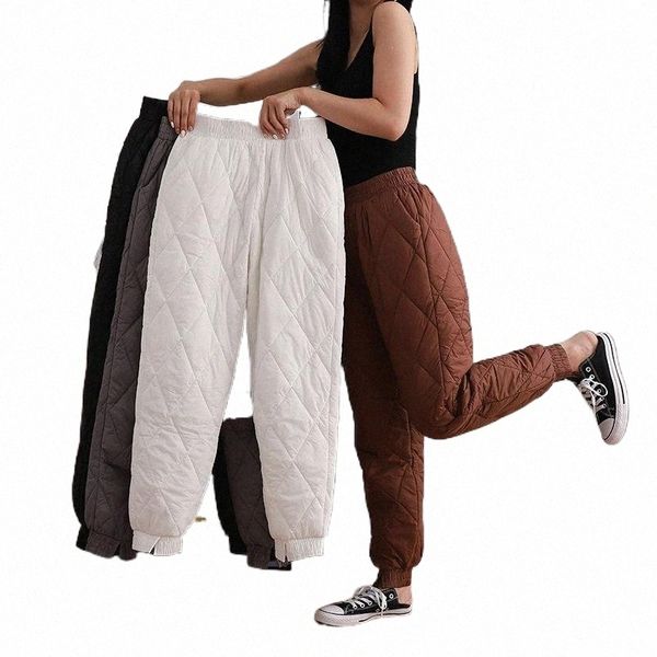 women's pants & capris asheywr down cotton women high waist loose thick keep warm trousers solid casual autumn winter pocket female s9y, Black;white
women's pants & capris asheywr down cotton women high waist loose thick keep warm trousers solid casual autumn winter pocket female s9y, Black;white