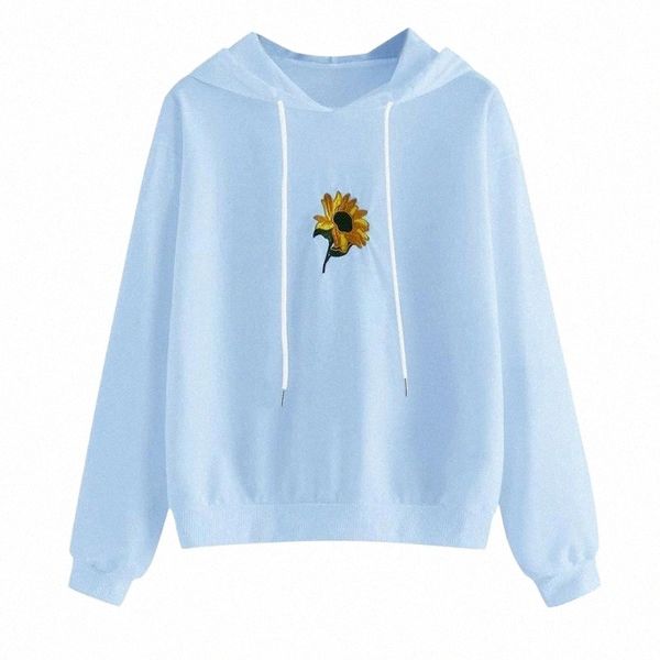 women's hoodies & sweatshirts selling product 2021 women sweatshirt long sleeve pullover sunflower embroider hoodietunic blouse wholesa, Black
women's hoodies & sweatshirts selling product 2021 women sweatshirt long sleeve pullover sunflower embroider hoodietunic blouse wholesa, Black