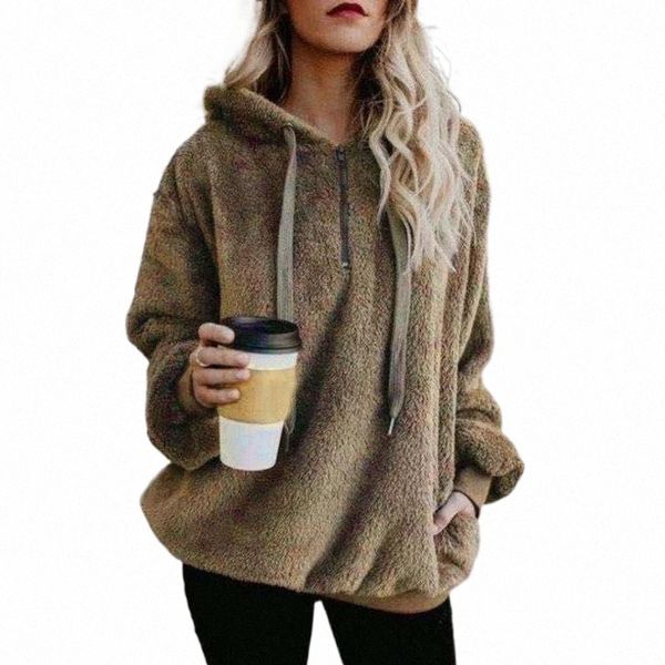 autumn and winter sweatshirt polar fleece blouse zipper loose long sleeve solid color hooded hoodie women's hoodies & sweatshirts w7mq#, Black
autumn and winter sweatshirt polar fleece blouse zipper loose long sleeve solid color hooded hoodie women's hoodies & sweatshirts w7mq#, Black