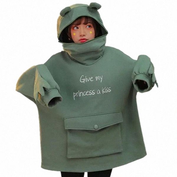 women autumn thick loose oversize sweatshirt harajuku letters printed frog casual hooded hoodies thicken pullover female women's & swea, Black
women autumn thick loose oversize sweatshirt harajuku letters printed frog casual hooded hoodies thicken pullover female women's & swea, Black