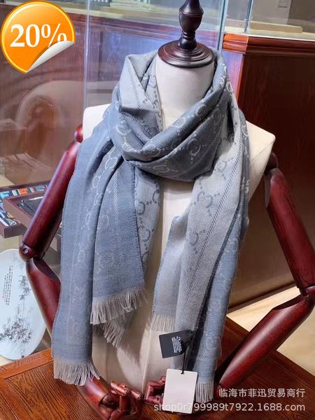 new design scarf g letter double-sided wool women's autumn and winter grey pink long shawl men's cashmere warm bib classic, Blue;gray
new design scarf g letter double-sided wool women's autumn and winter grey pink long shawl men's cashmere warm bib classic, Blue;gray