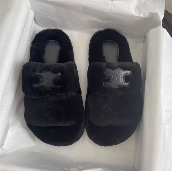 designer sandal autumn winter anti-slip wear-resisting indoor cotton drag thick sole triumphal arch white wool word fluffy uppers letter ado, Black
designer sandal autumn winter anti-slip wear-resisting indoor cotton drag thick sole triumphal arch white wool word fluffy uppers letter ado, Black