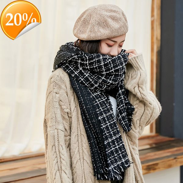new design scarf imitation cashmere women's autumn and winter small fragrance thickened warm versatile long shawl bib 3019, Blue;gray
new design scarf imitation cashmere women's autumn and winter small fragrance thickened warm versatile long shawl bib 3019, Blue;gray