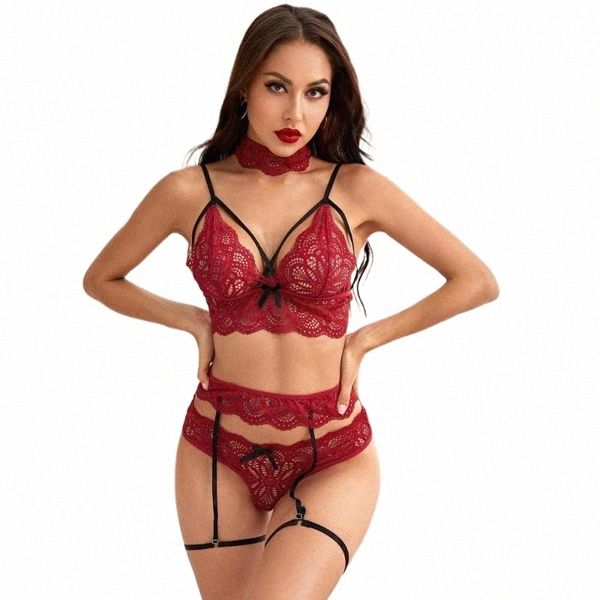 open crotch lace lingerie set erotic g-string costumes underwear stitching four-piece suit pajamas bras sets s1ib#, Red;black
open crotch lace lingerie set erotic g-string costumes underwear stitching four-piece suit pajamas bras sets s1ib#, Red;black