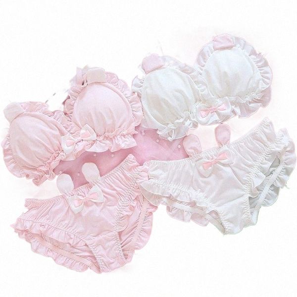 bras sets cute japanese lolita kawaii bow ruffle white underwear set female ears lingerie women's bra & panties a34z#, Red;black
bras sets cute japanese lolita kawaii bow ruffle white underwear set female ears lingerie women's bra & panties a34z#, Red;black