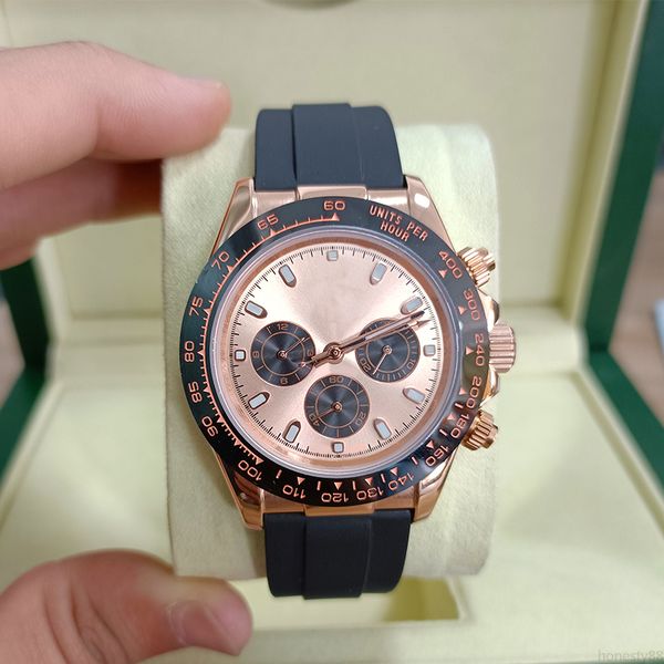 watches men's rose gold wristwatches automatic machine 40mm rubber strap stainless steel folding buckle ceramic dial sapphire scratch p, Silver
watches men's rose gold wristwatches automatic machine 40mm rubber strap stainless steel folding buckle ceramic dial sapphire scratch p, Silver
