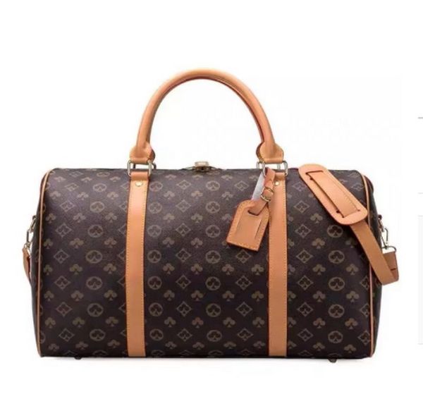 pu fashion men women duffle bag brand designer luggage handbags large capacity sport bags brown travel bag 55cm #3518 duffel
pu fashion men women duffle bag brand designer luggage handbags large capacity sport bags brown travel bag 55cm #3518 duffel