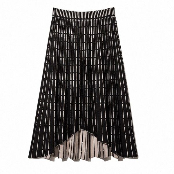 skirts 2021 high waist knitted a-line irregular hem fashion striped women winter pleated skirt faldas jupe femme saia d4aq#, Black
skirts 2021 high waist knitted a-line irregular hem fashion striped women winter pleated skirt faldas jupe femme saia d4aq#, Black