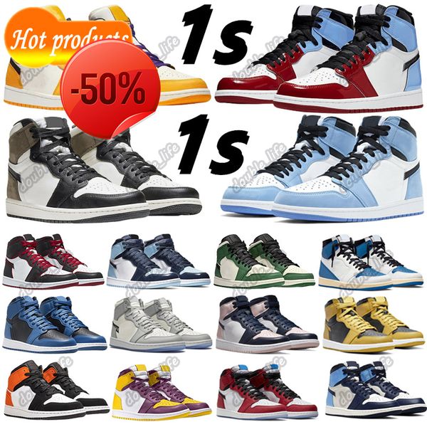 jumpman 1 1s men women basksetball shoes bred patent bordeaux university brotherhood dark mocha bubble gum atmosphere high hyper royal, Black
jumpman 1 1s men women basksetball shoes bred patent bordeaux university brotherhood dark mocha bubble gum atmosphere high hyper royal, Black