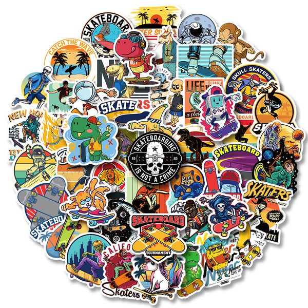 50pcs skateboard stickers sports graffiti sticker for water bottle lapskateboard motorcycle waterproof decals
50pcs skateboard stickers sports graffiti sticker for water bottle lapskateboard motorcycle waterproof decals