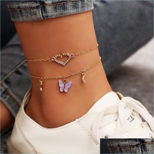 anklets bohemian butterfly anklets for woman vintage handmade crystal heart bowknot tassel anklet ankle leg foot bracelet jewelry 2pc dhxhb, Red;blue
anklets bohemian butterfly anklets for woman vintage handmade crystal heart bowknot tassel anklet ankle leg foot bracelet jewelry 2pc dhxhb, Red;blue
