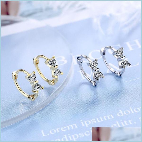 hoop huggie small fresh 925 sier earrings inlaid with diamonds and bow sweet design for girls birthday gift drop delivery 2021 jewelr dhklp, Golden;silver
hoop huggie small fresh 925 sier earrings inlaid with diamonds and bow sweet design for girls birthday gift drop delivery 2021 jewelr dhklp, Golden;silver