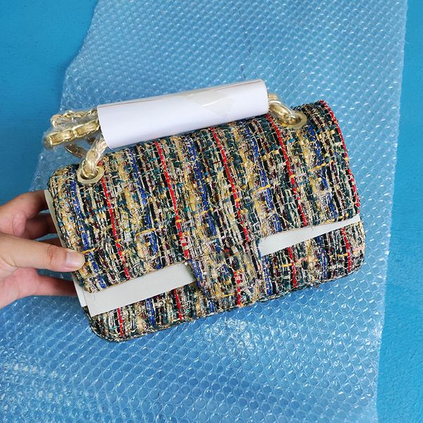 22f/w womens classic double flap tweed quilted bags gold metal hardware matelasse chain crossbody shoulder purse multi pochette sacoche hand
22f/w womens classic double flap tweed quilted bags gold metal hardware matelasse chain crossbody shoulder purse multi pochette sacoche hand