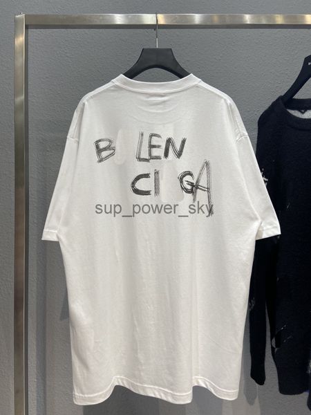 mens t-shirts designer original balencaigass tee 2022 summer new front back english letters large signature womens short sleeved t-shirt, White;black
mens t-shirts designer original balencaigass tee 2022 summer new front back english letters large signature womens short sleeved t-shirt, White;black