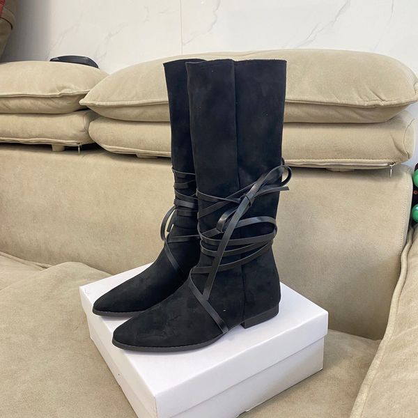lady's retro straps boots fashion shoes is-m siane suede heeled flats knee-high boot long booties winter luxury designer wedding dress, Black
lady's retro straps boots fashion shoes is-m siane suede heeled flats knee-high boot long booties winter luxury designer wedding dress, Black