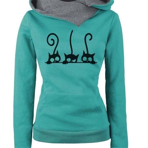 women's hoodies sweatshirts hoodies women autumn winter fashion cat prined long sleeve oversized pullovers sweatshirt vintage warm hood, Black
women's hoodies sweatshirts hoodies women autumn winter fashion cat prined long sleeve oversized pullovers sweatshirt vintage warm hood, Black
