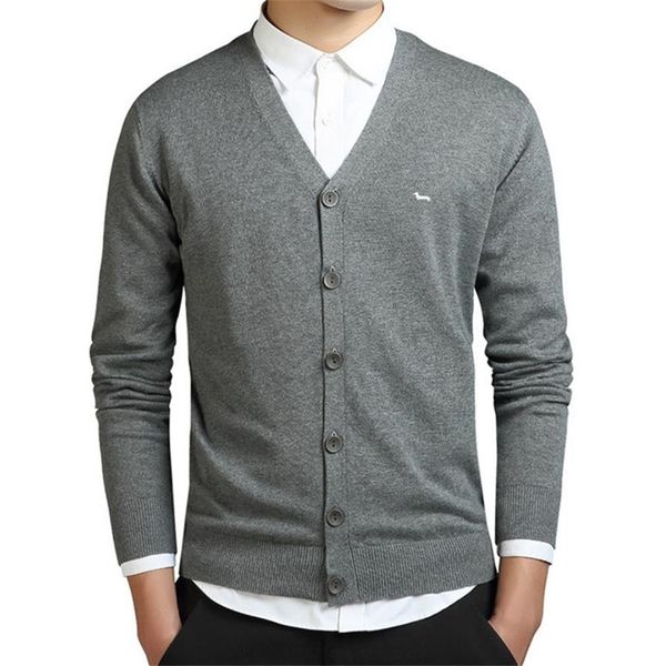 men's sweaters autumn winter men casual vneck cardigan sweaters solid 100cotton harmont embroidery long sleeve blaine business jerseys, White;black
men's sweaters autumn winter men casual vneck cardigan sweaters solid 100cotton harmont embroidery long sleeve blaine business jerseys, White;black