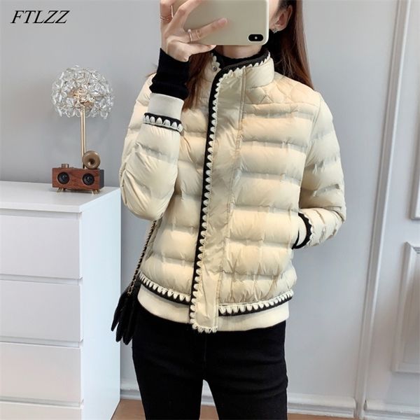 women's down parkas ftlzz winter women 90 white duck down coat stand collar zipper lace solid jacket thick warm snow parka outwear 2209, Black
women's down parkas ftlzz winter women 90 white duck down coat stand collar zipper lace solid jacket thick warm snow parka outwear 2209, Black