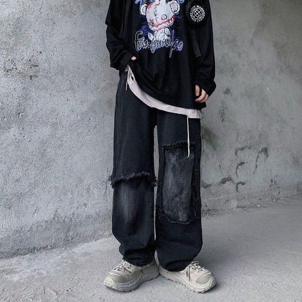 men's jeans vintage trousers 2021 autumn personality american high street hip-hop style dark wide-leg denim trend b9ek#, Blue
men's jeans vintage trousers 2021 autumn personality american high street hip-hop style dark wide-leg denim trend b9ek#, Blue