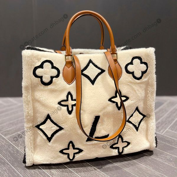 womens winter large capacity onthego tote bags soft fluffy two-tone lambswool teddy shopping bags classic print leather handle handbag outdo
womens winter large capacity onthego tote bags soft fluffy two-tone lambswool teddy shopping bags classic print leather handle handbag outdo